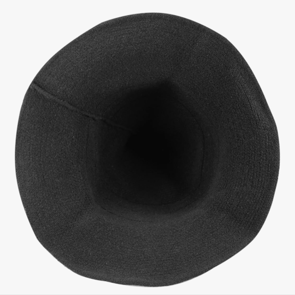 Black Pointed Witch-Style Sun Hat - Picture 2 of 7